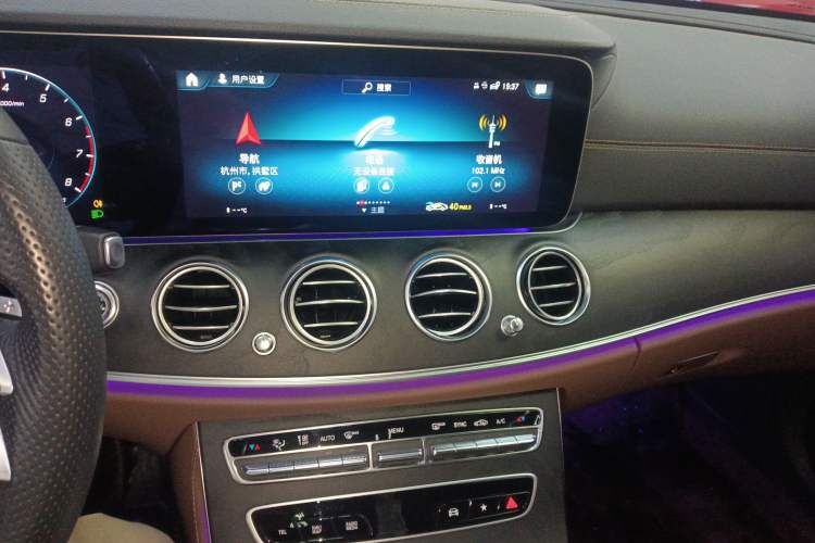 Used Mercedes-Benz E-Class 2021 Updated E 260 Fashion Sport Edition Audio And AC Panel