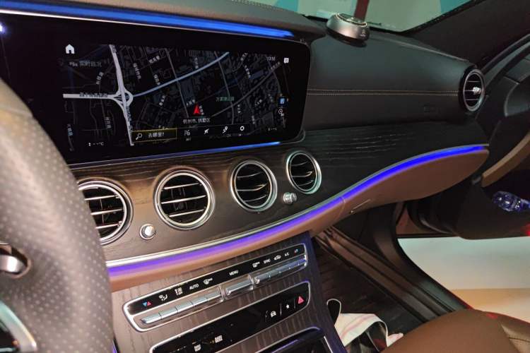 Used Mercedes-Benz E-Class 2021 E 300 L Sporty and Stylish Model Audio And AC Panel