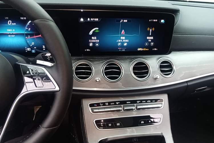 Used Mercedes-Benz E-Class 2021 E 300 L Premium Edition Audio And AC Panel