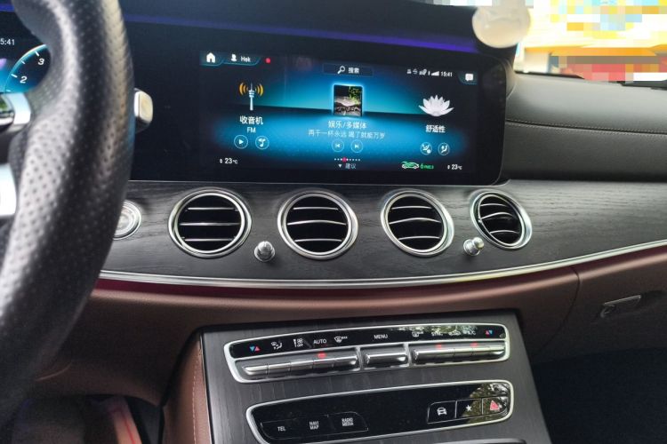 Used Mercedes-Benz E-Class 2021 E 300 L Sport Premium Edition Audio And AC Panel