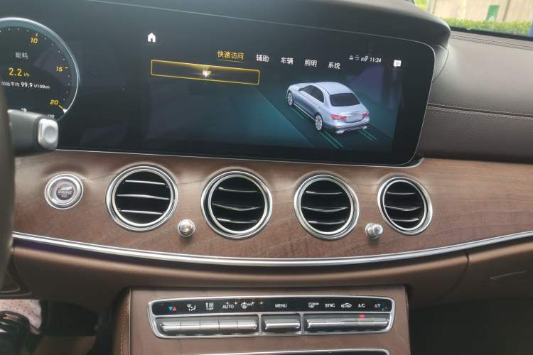 Used Mercedes-Benz E-Class 2021 Facelift E 300 L Stylish Edition Audio And AC Panel