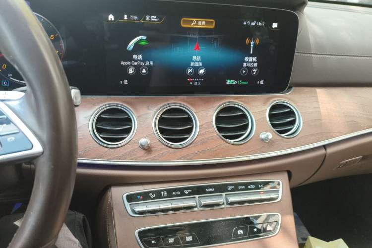 Used Mercedes-Benz E-Class 2021 Facelift E 300 L Stylish Edition Audio And AC Panel