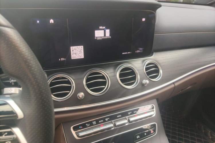 Used Mercedes-Benz E-Class 2021 E 300 L Sporty and Stylish Model Audio And AC Panel