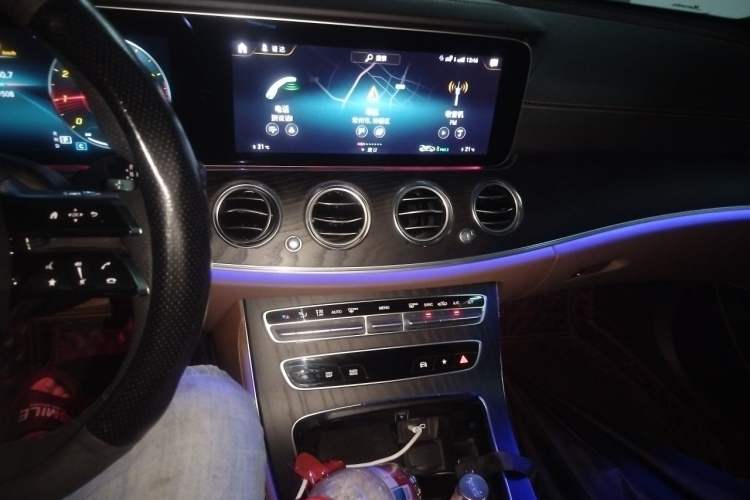 Used Mercedes-Benz E-Class 2021 Restyled E 300 L Sporty and Stylish Edition Audio And AC Panel