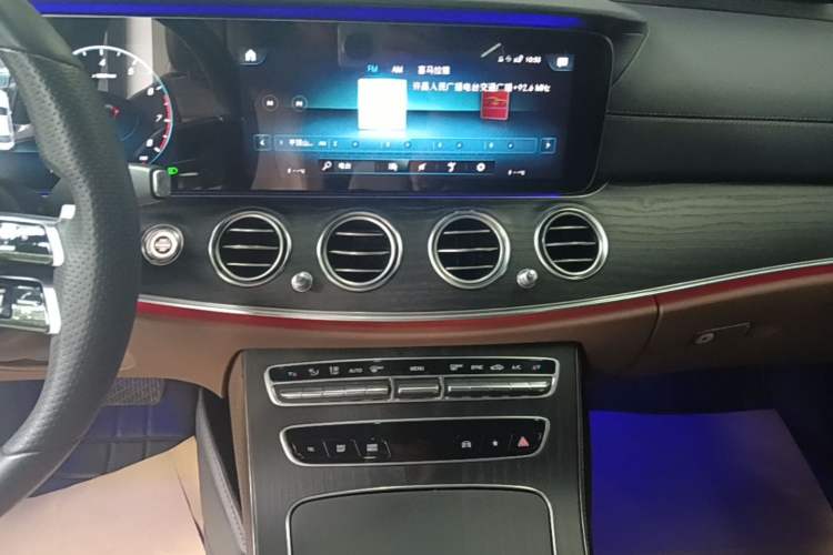 Used Mercedes-Benz E-Class 2021 E 300 L Sporty and Stylish Model Audio And AC Panel