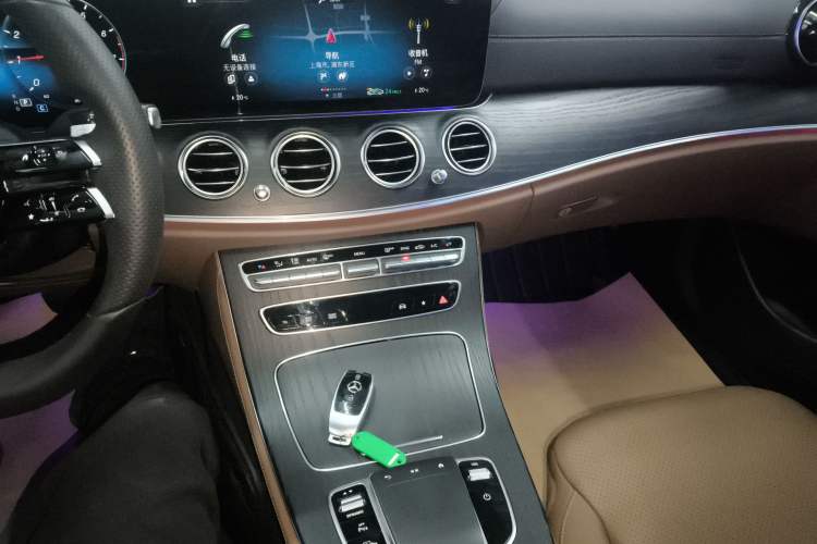Used Mercedes-Benz E-Class 2021 E 300 L Sporty and Stylish Model Audio And AC Panel