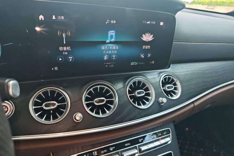 Used Mercedes-Benz E-Class 2021 E 300 L Sporty and Stylish Model Audio And AC Panel