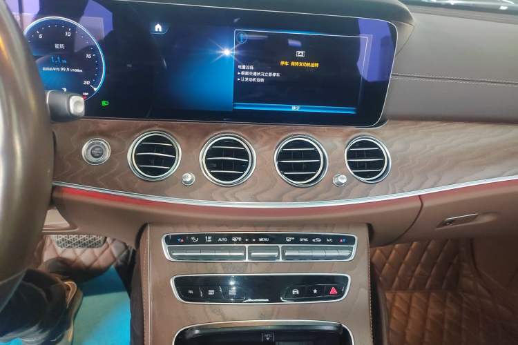Used Mercedes-Benz E-Class 2021 Facelift E 300 L Stylish Edition Audio And AC Panel