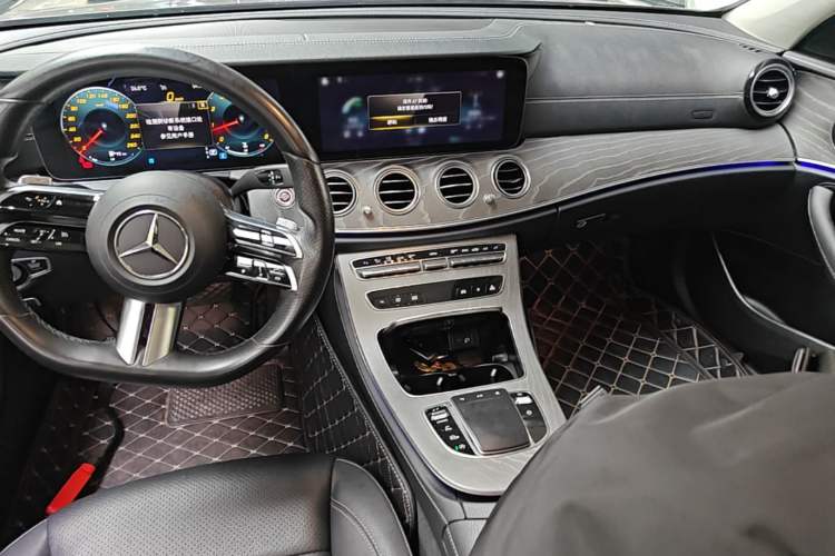Used Mercedes-Benz E-Class 2021 E 300 L Sporty and Stylish Model Audio And AC Panel