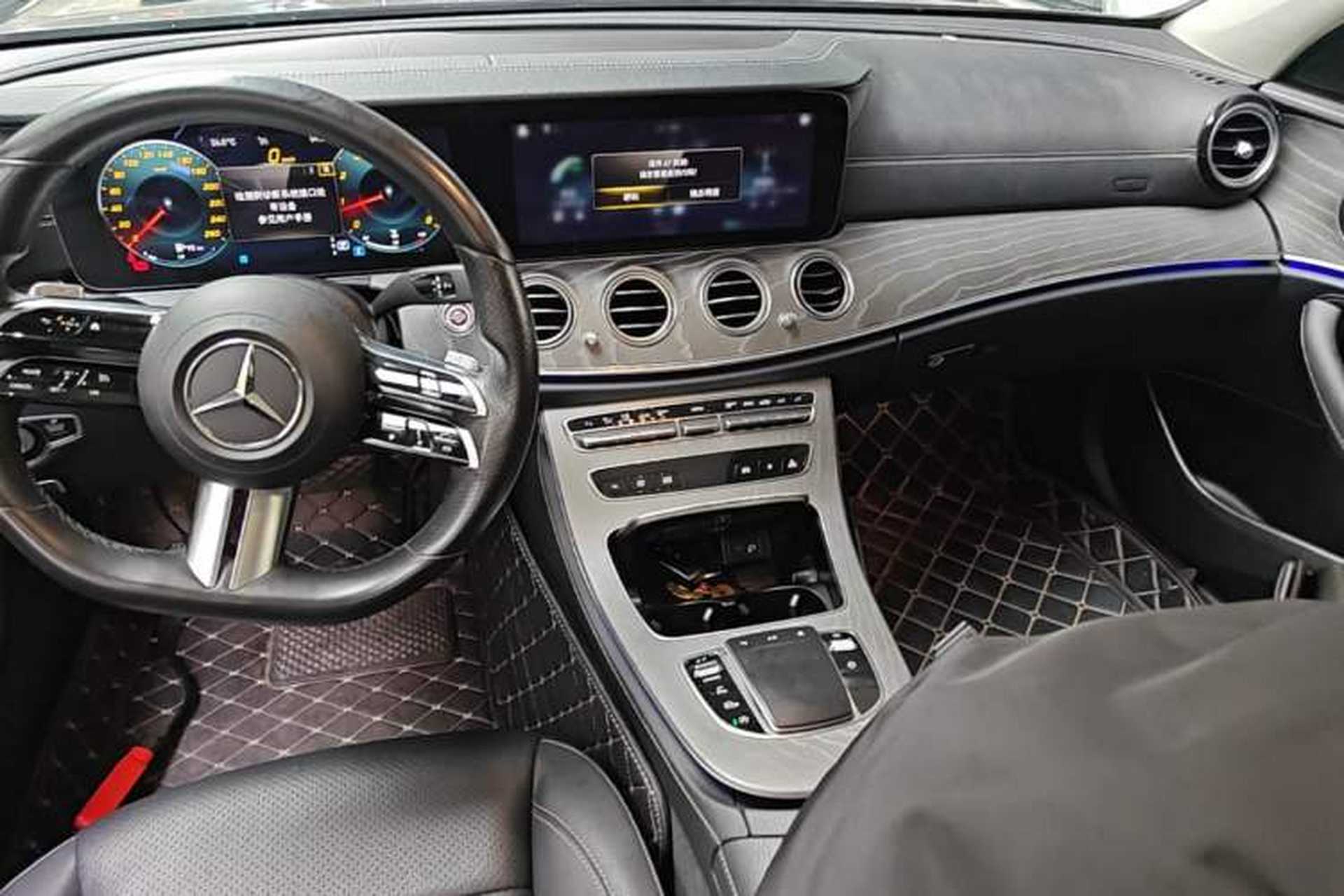 Used Mercedes-Benz E-Class 2021 E 300 L Sporty and Stylish Model Audio And AC Panel