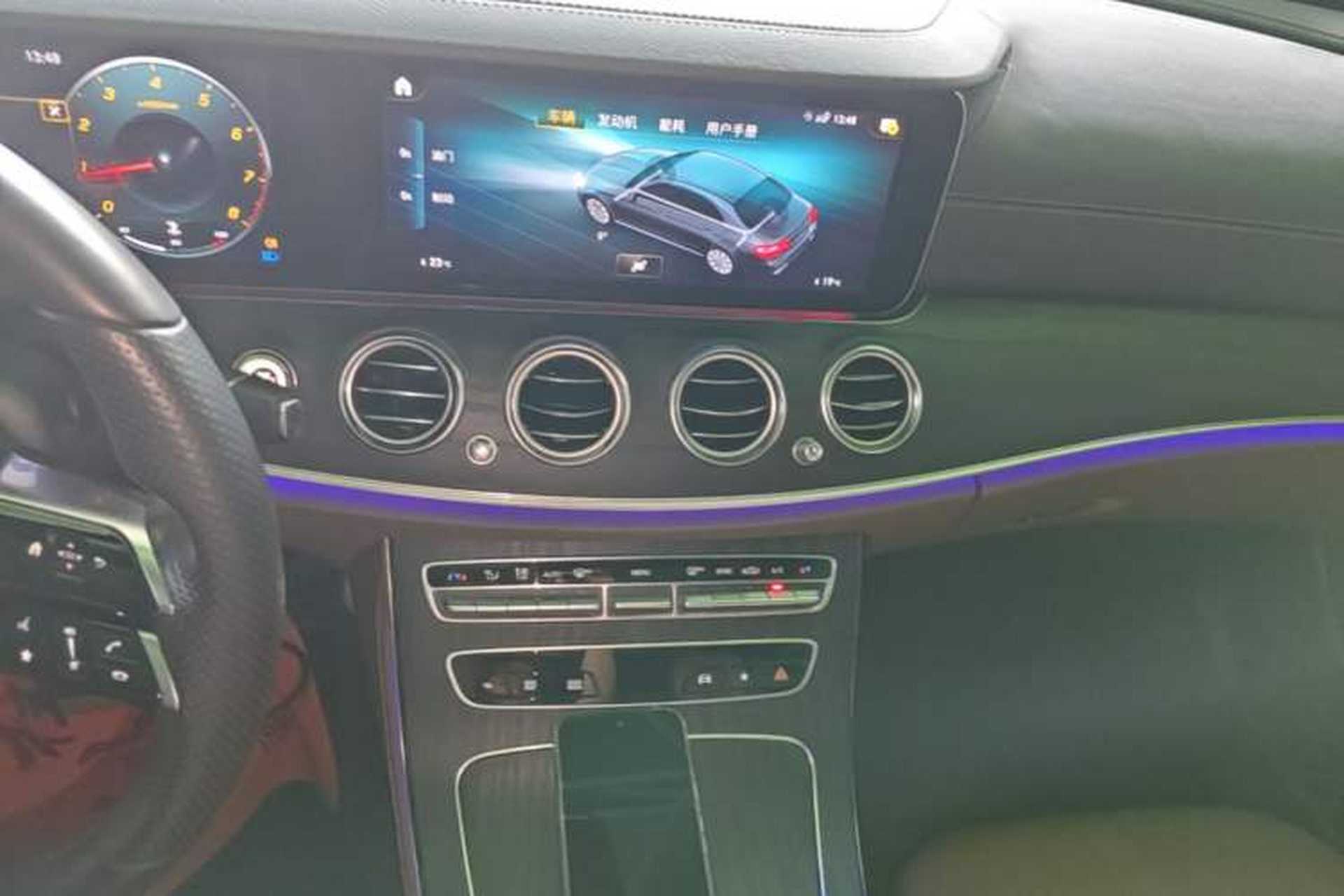 Used Mercedes-Benz E-Class 2021 Restyled E 300 L Sporty and Stylish Edition Audio And AC Panel