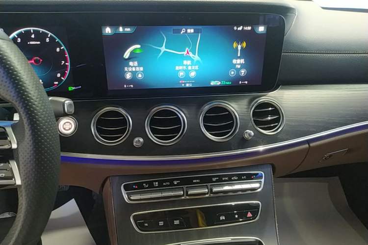 Used Mercedes-Benz E-Class 2021 E 300 L Sporty and Stylish Model Audio And AC Panel