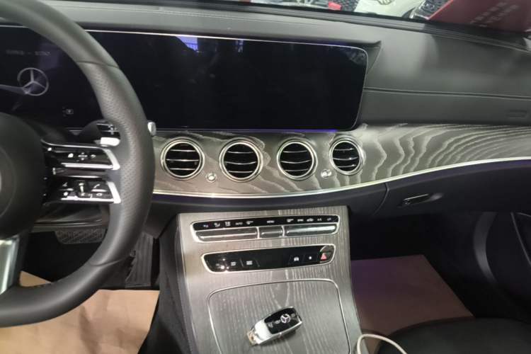Used Mercedes-Benz E-Class 2021 E 300 L Sporty and Stylish Model Audio And AC Panel