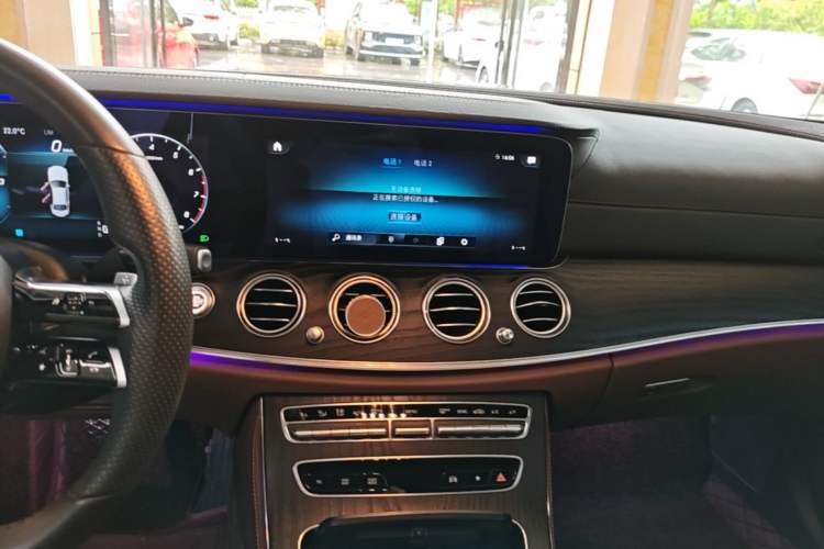 Used Mercedes-Benz E-Class 2021 E 300 L Sporty and Stylish Model Audio And AC Panel