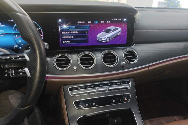Used Mercedes-Benz E-Class 2021 Restyled E 300 L Sporty and Stylish Edition Audio And AC Panel
