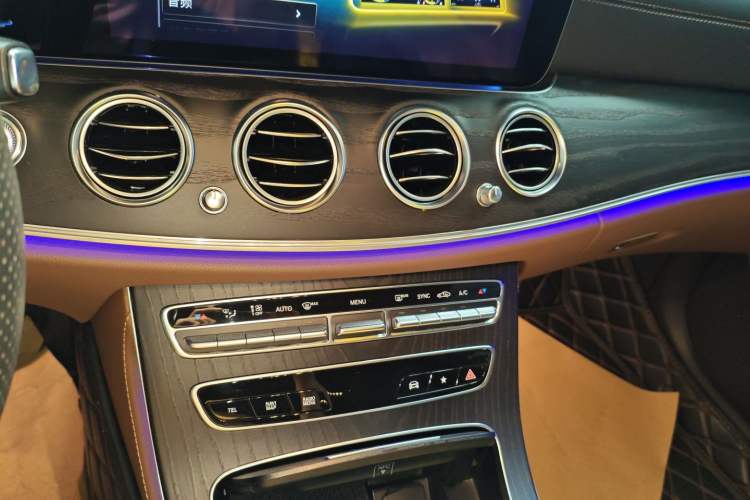 Used Mercedes-Benz E-Class 2021 Facelift E 260 L Sport Edition Audio And AC Panel
