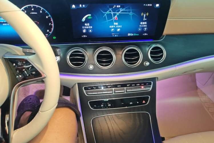Used Mercedes-Benz E-Class 2021 E 300 L Luxury Model Audio And AC Panel