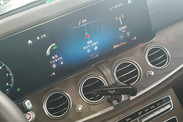 Used Mercedes-Benz E-Class 2021 E 300 L Luxury Model Audio And AC Panel