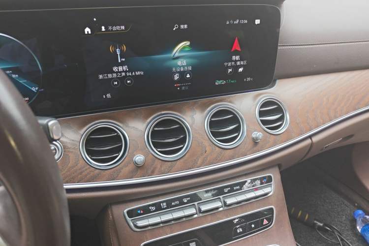 Used Mercedes-Benz E-Class 2021 Facelift E 300 L Stylish Edition Audio And AC Panel