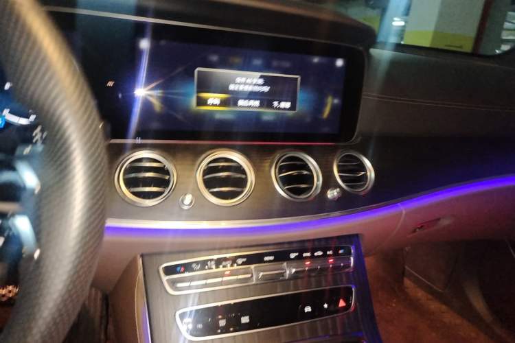 Used Mercedes-Benz E-Class 2021 Restyled E 300 L Sporty and Stylish Edition Audio And AC Panel
