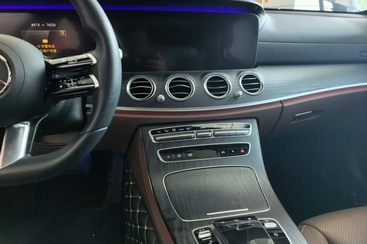 Used Mercedes-Benz E-Class 2021 E 300 L Sporty and Stylish Model Audio And AC Panel