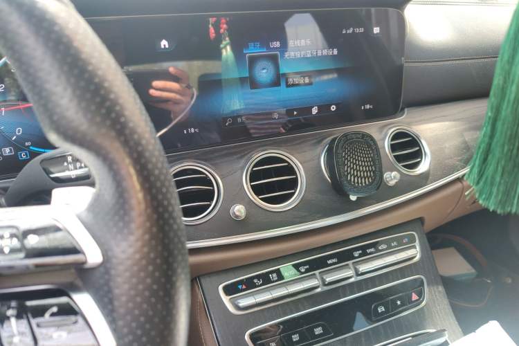Used Mercedes-Benz E-Class 2021 E 300 L Sporty and Stylish Model Audio And AC Panel