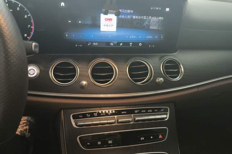 Used Mercedes-Benz E-Class 2021 E 300 L Sporty and Stylish Model Audio And AC Panel