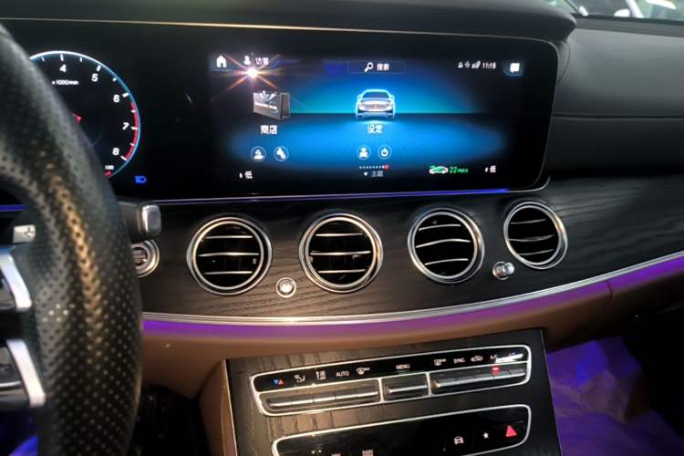Used Mercedes-Benz E-Class 2021 Restyled E 300 L Sporty and Stylish Edition Audio And AC Panel
