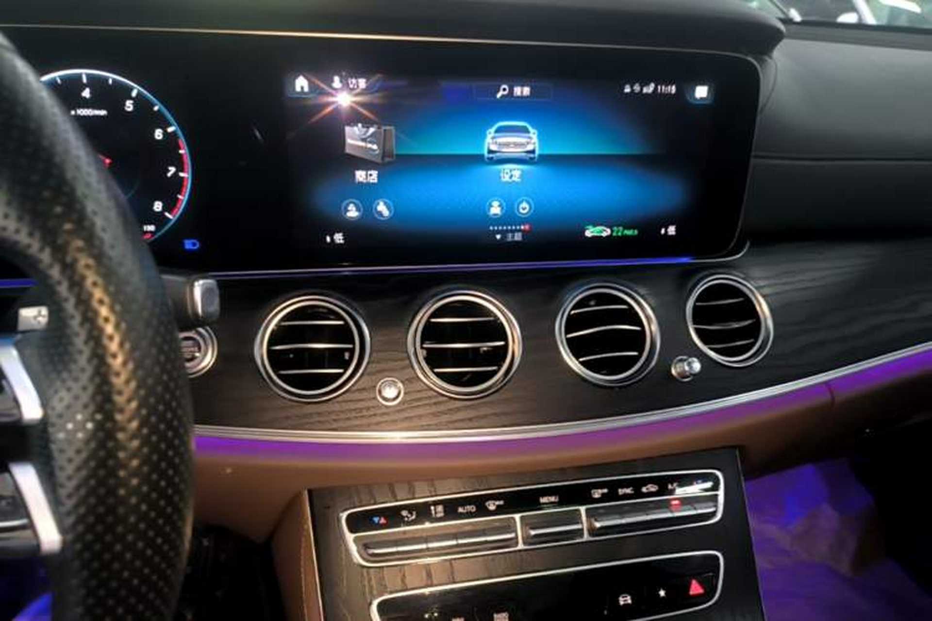 Used Mercedes-Benz E-Class 2021 Restyled E 300 L Sporty and Stylish Edition Audio And AC Panel