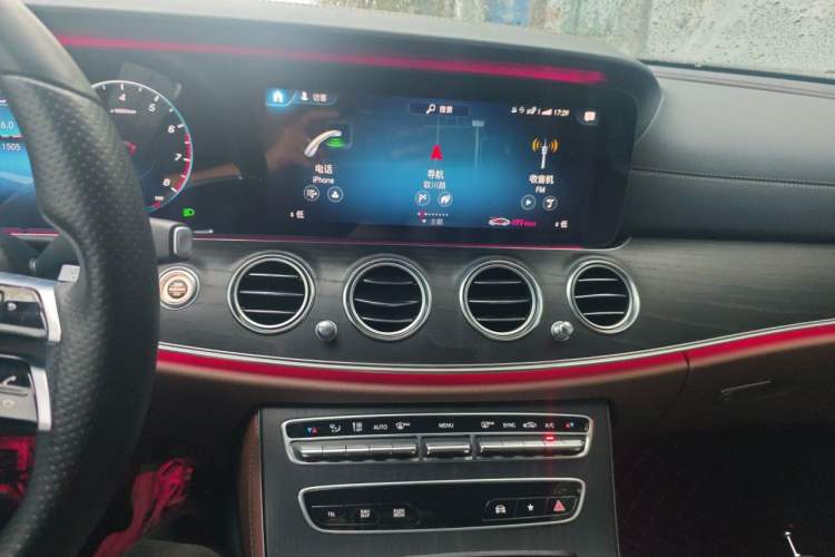 Used Mercedes-Benz E-Class 2021 E 300 L Sport Luxury Edition Audio And AC Panel
