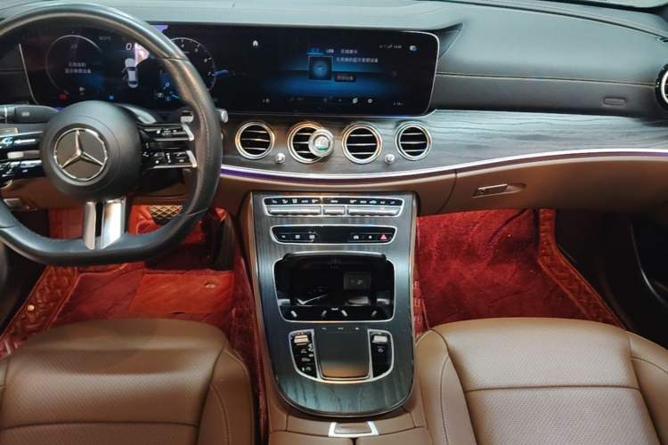 Used Mercedes-Benz E-Class 2021 E 300 L Sporty and Stylish Model Audio And AC Panel
