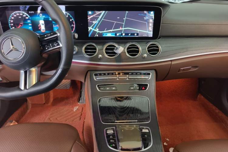 Used Mercedes-Benz E-Class 2021 Restyled E 300 L Sporty and Stylish Edition Audio And AC Panel