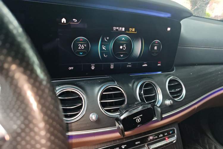 Used Mercedes-Benz E-Class 2021 E 300 L Sporty and Stylish Model Audio And AC Panel