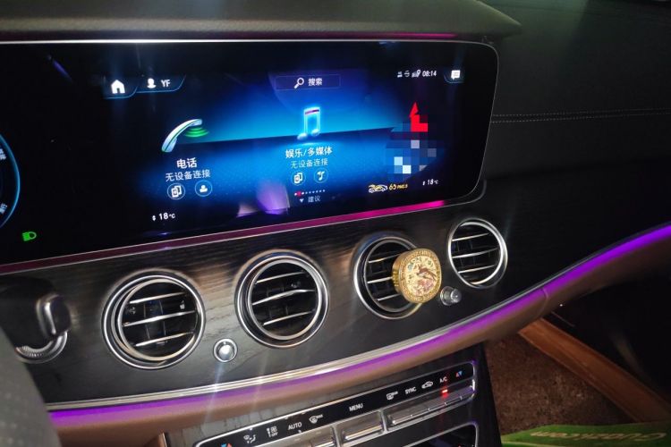 Used Mercedes-Benz E-Class 2021 E 300 L Sporty and Stylish Model Audio And AC Panel