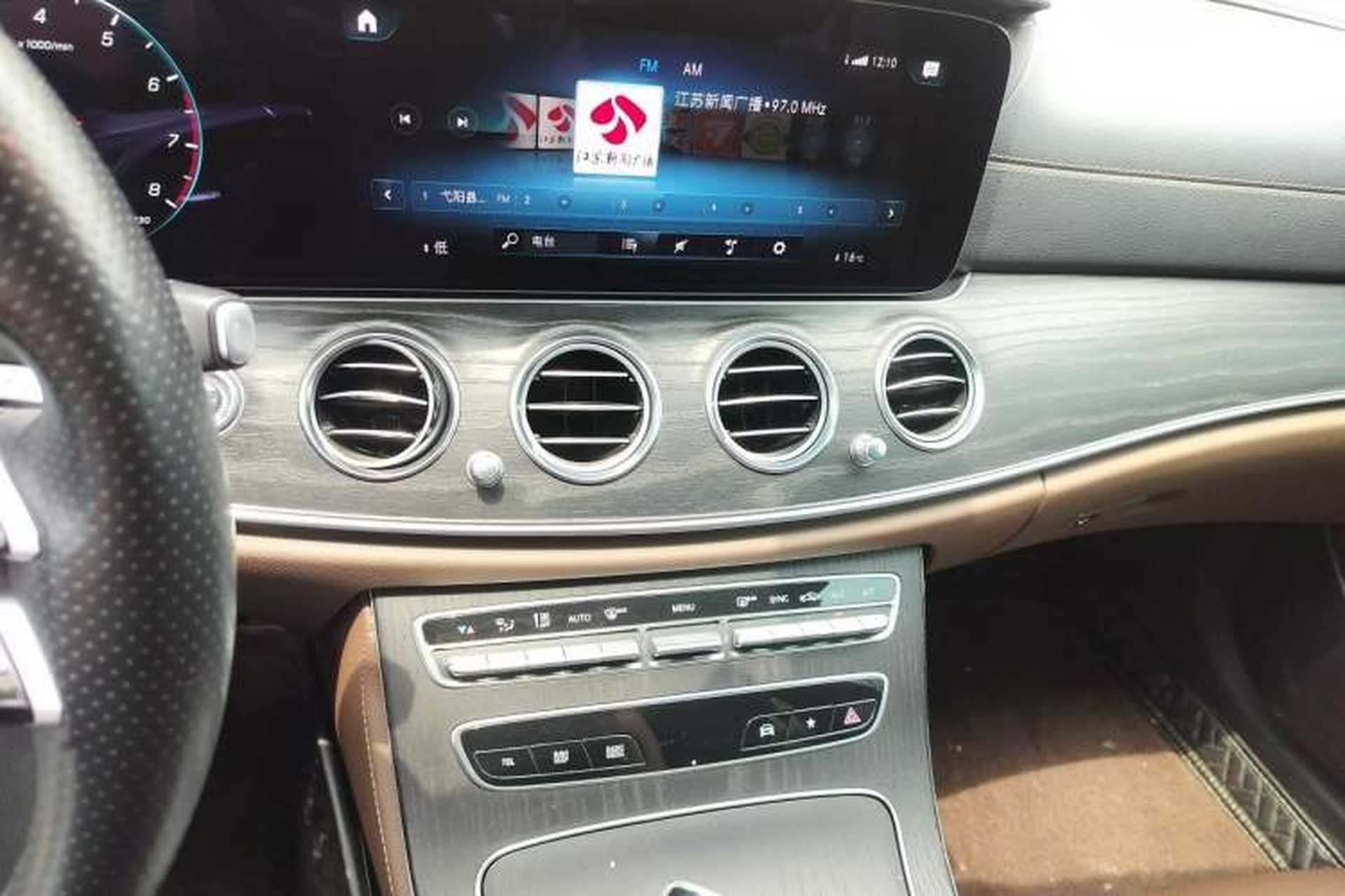 Used Mercedes-Benz E-Class 2021 E 300 L Sporty and Stylish Model Audio And AC Panel