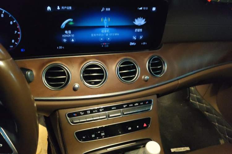Used Mercedes-Benz E-Class 2021 Facelift E 300 L Stylish Edition Audio And AC Panel