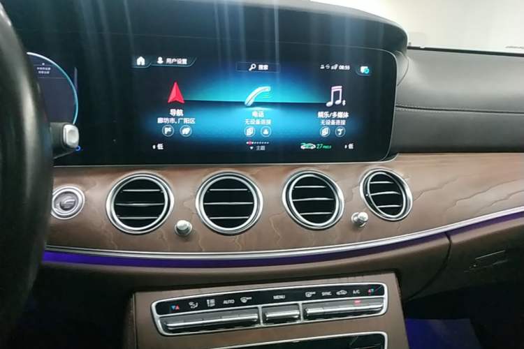 Used Mercedes-Benz E-Class 2021 Restyled E 300 L Luxury Edition Audio And AC Panel