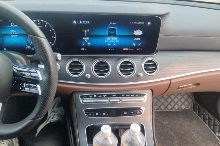Used Mercedes-Benz E-Class 2021 E 300 L Sporty and Stylish Model Audio And AC Panel