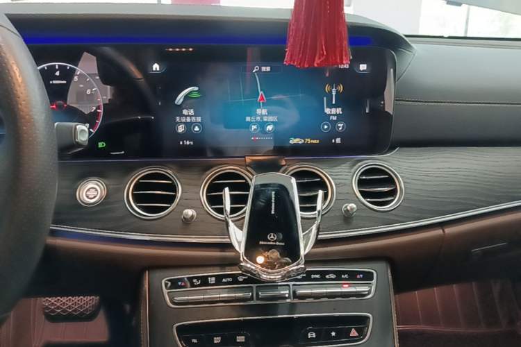 Used Mercedes-Benz E-Class 2021 E 300 L Sporty and Stylish Model Audio And AC Panel
