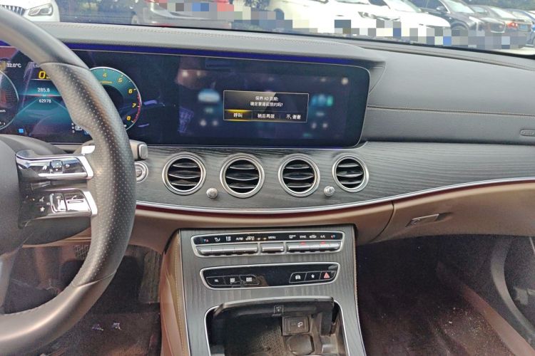 Used Mercedes-Benz E-Class 2021 E 300 L Sporty and Stylish Model Audio And AC Panel