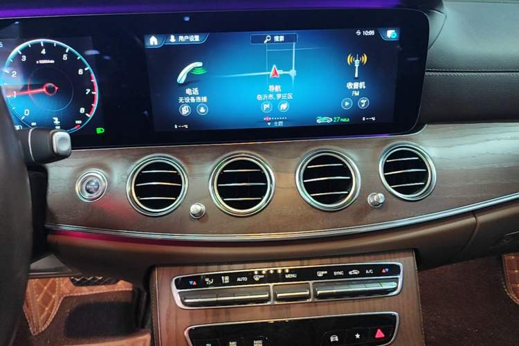 Used Mercedes-Benz E-Class 2021 E 300 L Stylish Model Audio And AC Panel
