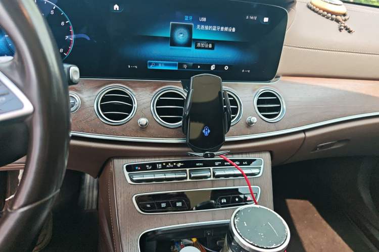 Used Mercedes-Benz E-Class 2021 E 300 L Sporty and Stylish Model Audio And AC Panel