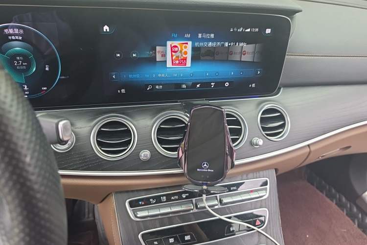 Used Mercedes-Benz E-Class 2021 Restyled E 300 L Sporty and Stylish Edition Audio And AC Panel