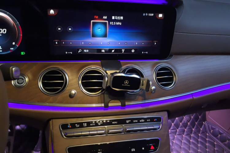 Used Mercedes-Benz E-Class 2021 E 300 L Luxury Model Audio And AC Panel