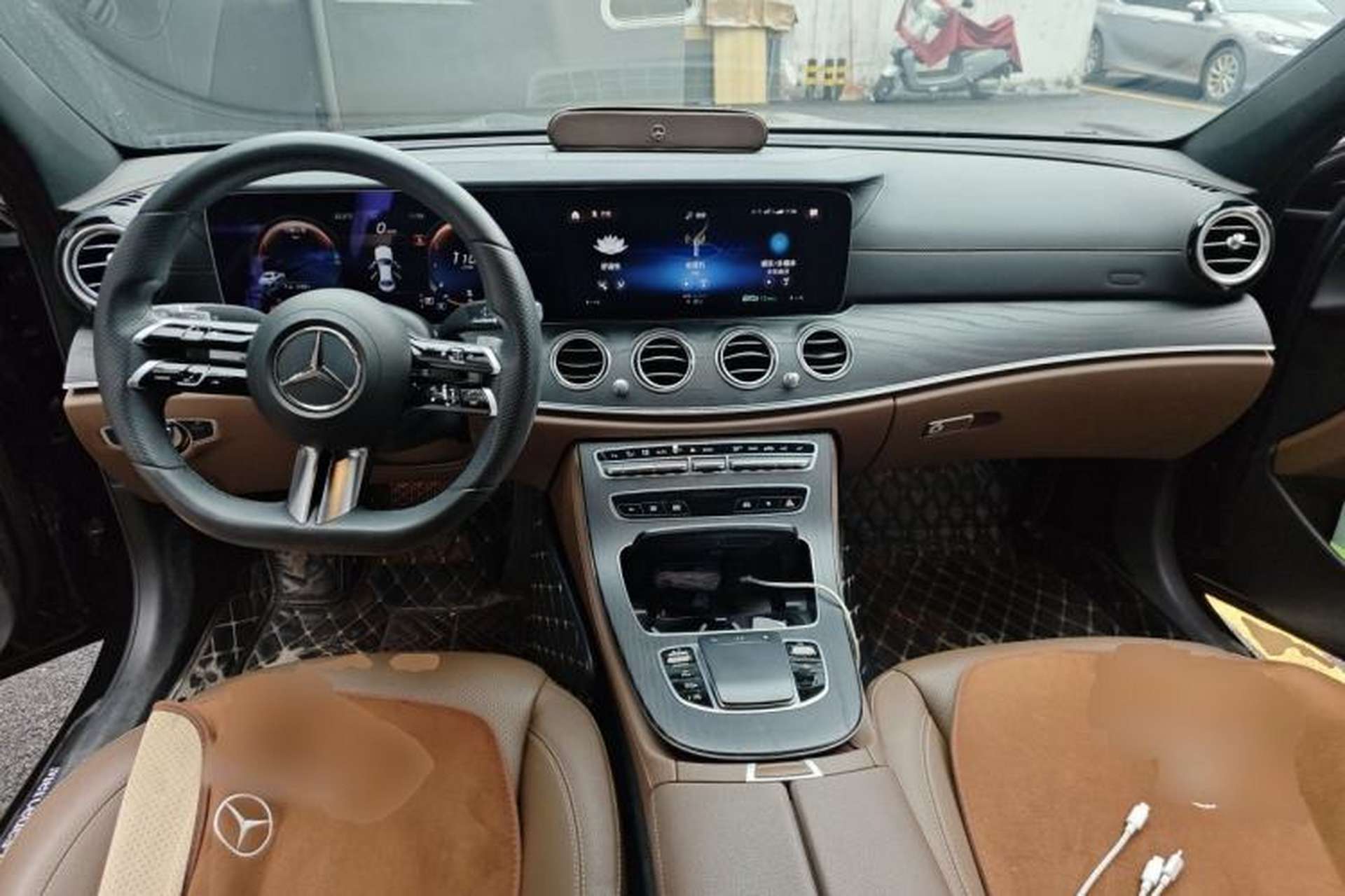 Used Mercedes-Benz E-Class 2021 E 300 L Sporty and Stylish Model Center Console