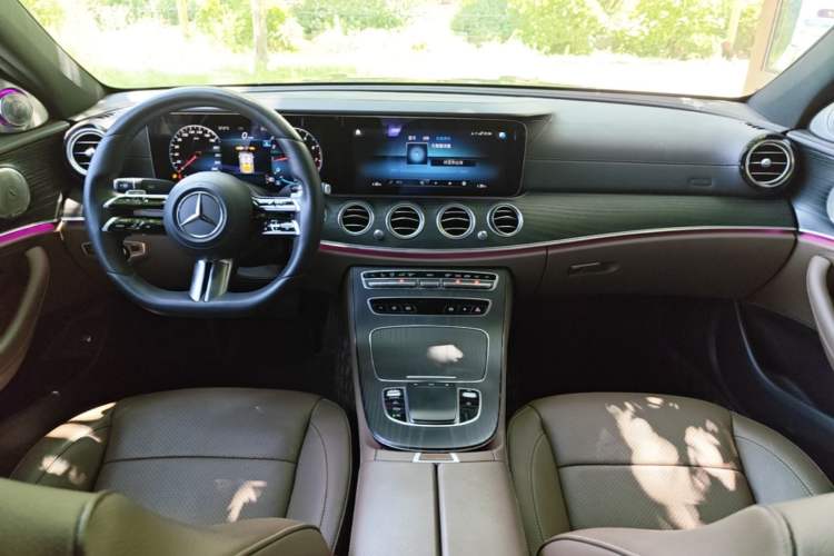 Used Mercedes-Benz E-Class 2021 E 300 L Sporty and Stylish Model Center Console
