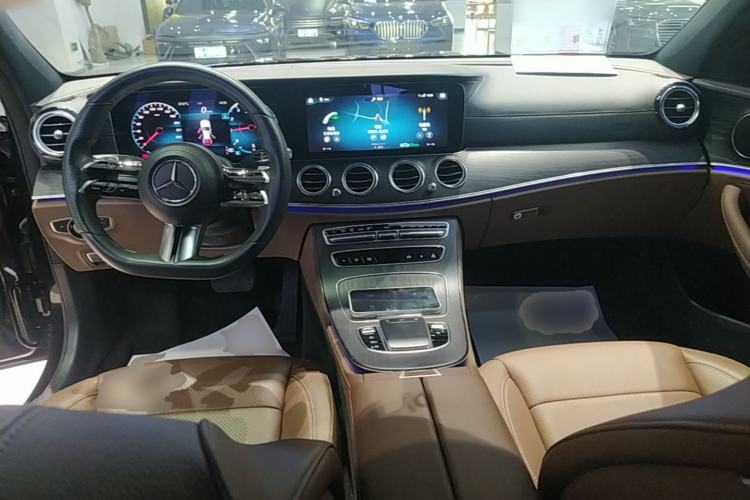 Used Mercedes-Benz E-Class 2021 E 300 L Sporty and Stylish Model Center Console