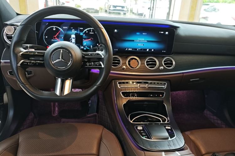 Used Mercedes-Benz E-Class 2021 E 300 L Sporty and Stylish Model Center Console