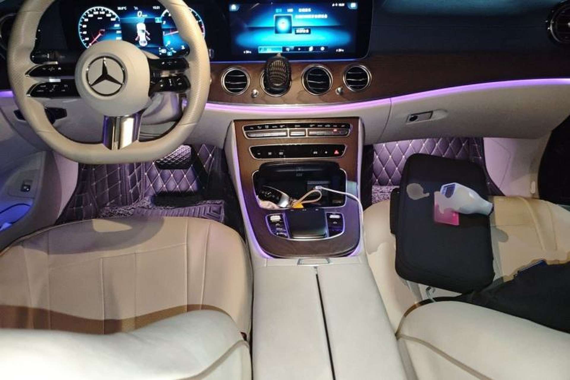 Used Mercedes-Benz E-Class 2021 E 300 L Sporty and Stylish Model Center Console
