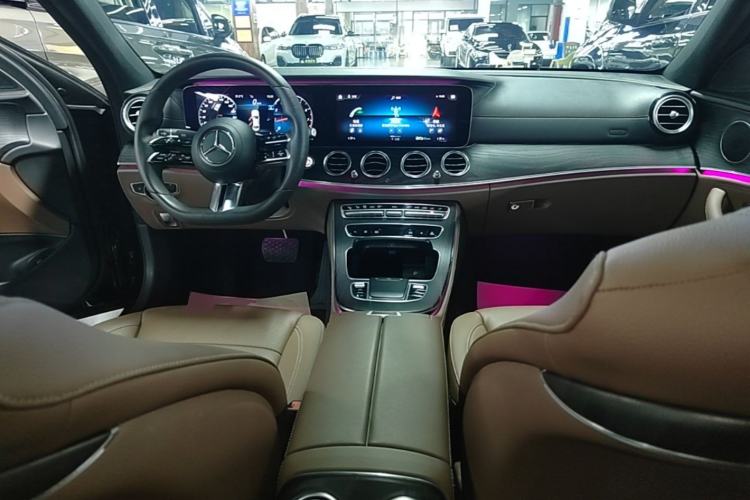 Used Mercedes-Benz E-Class 2021 E 300 L Sporty and Stylish Model Center Console